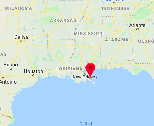 Map of where Empire, Lousiana is located